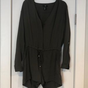 H&M olive green Romper